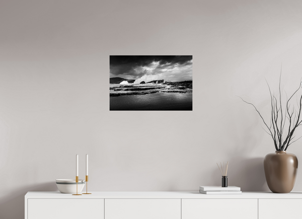 Beach in Black and White