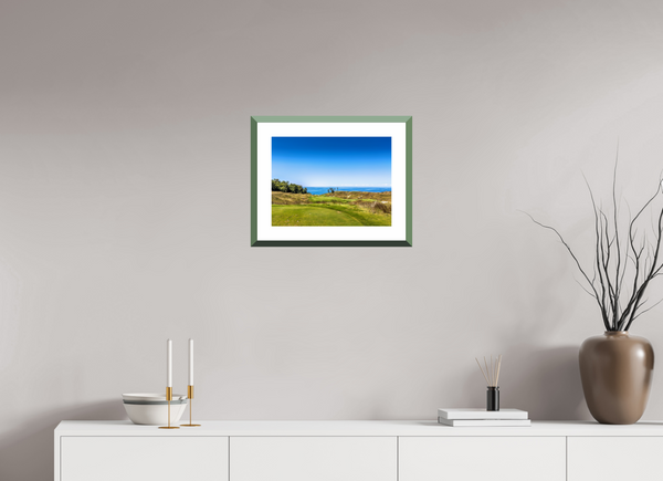 Stunning view of Arcadia Bluffs on the Shores of Lake Michigan, showcasing the scenic Bluffs Course and its beauty.