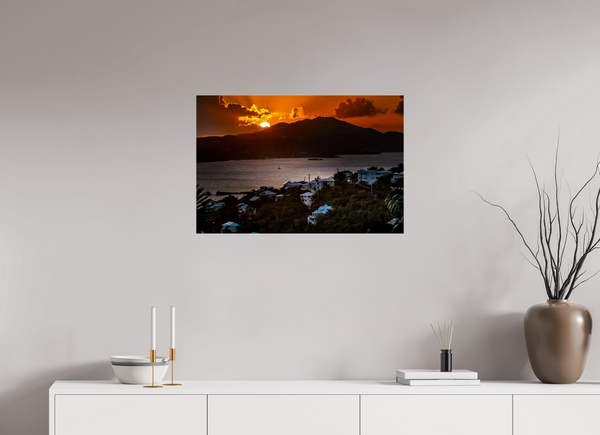 Sunset over St. Thomas, USVI
