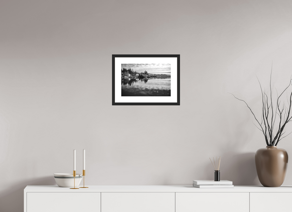 Serenity on the Water – Lake Tahoe in Black and White