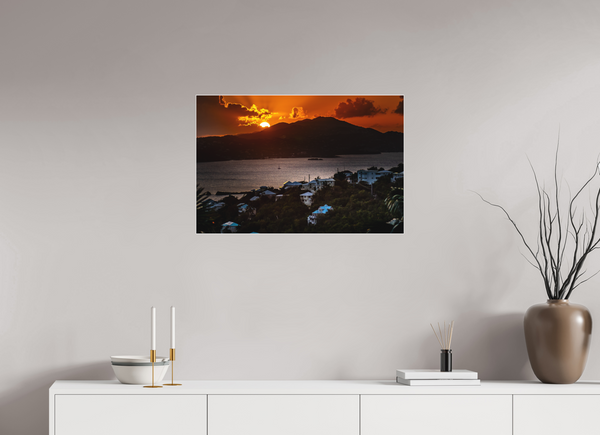 Sunset over St. Thomas, USVI