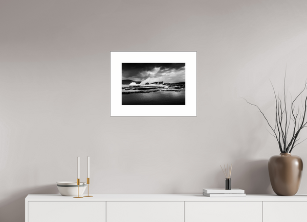 Beach in Black and White