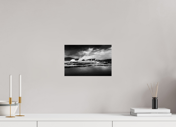 Beach in Black and White