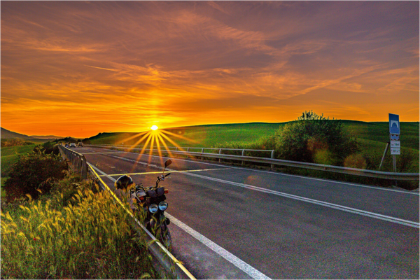 Sunset in Tuscany