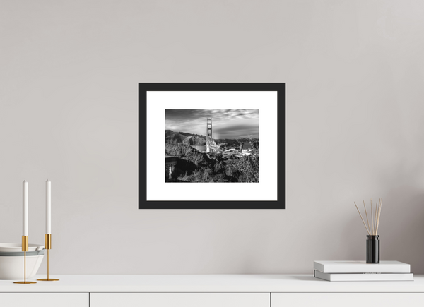 Monochrome Majesty: The Golden Gate Reimagined