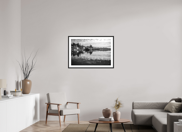 Serenity on the Water – Lake Tahoe in Black and White