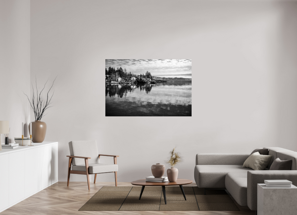 Serenity on the Water – Lake Tahoe in Black and White