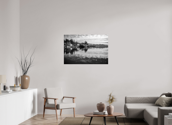 Serenity on the Water – Lake Tahoe in Black and White