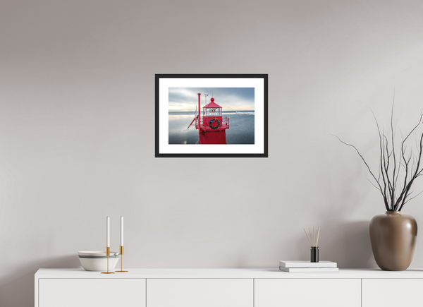 Winter Glow at Muskegon Lighthouse