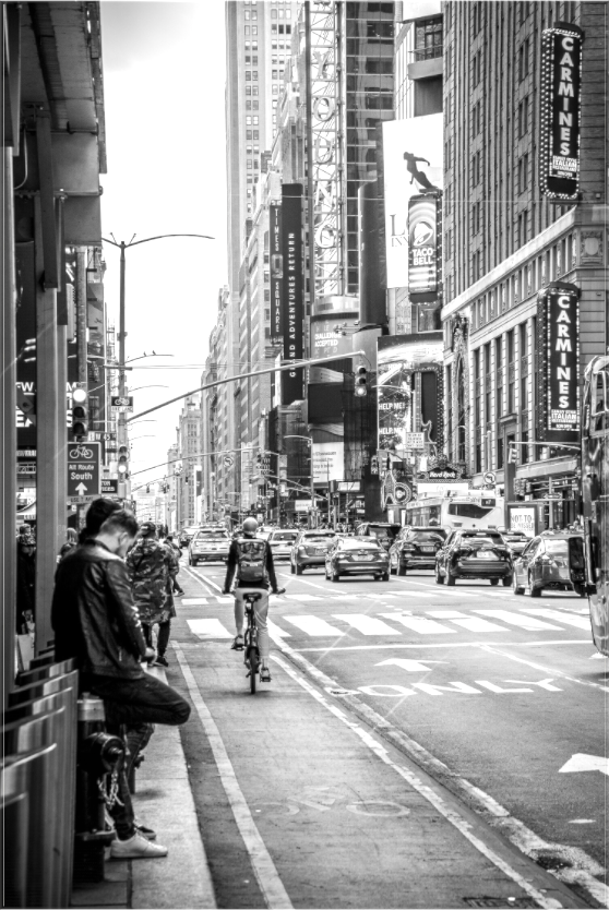 Biking on Broadway