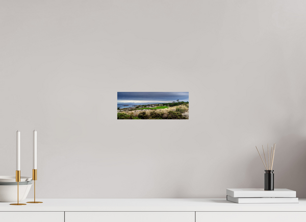 Stunning view of the iconic Spyglass Hill Golf Course on Monterey Peninsula, captured in fine art print.