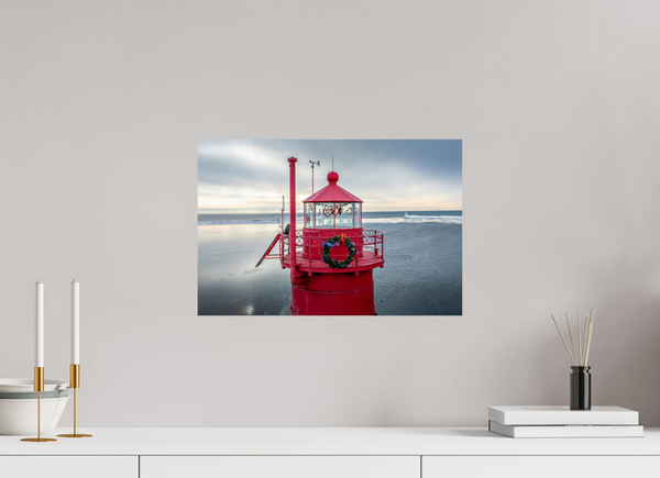 Winter Glow at Muskegon Lighthouse