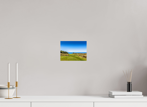 Stunning view of Arcadia Bluffs on the Shores of Lake Michigan, showcasing its picturesque golf courses.