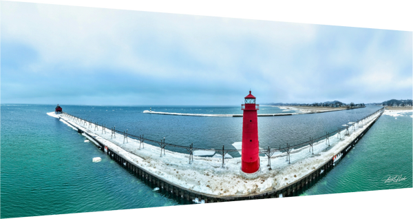 The Grand Haven North and South Pier