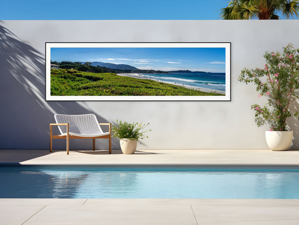 Stunning view of Carmel-by-the-Sea beach, perfect for your decor, showcasing California's coastal beauty.