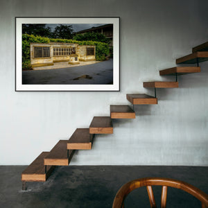 The Monument of Champions displayed as fine art, celebrating Pebble Beach's major championship winners.