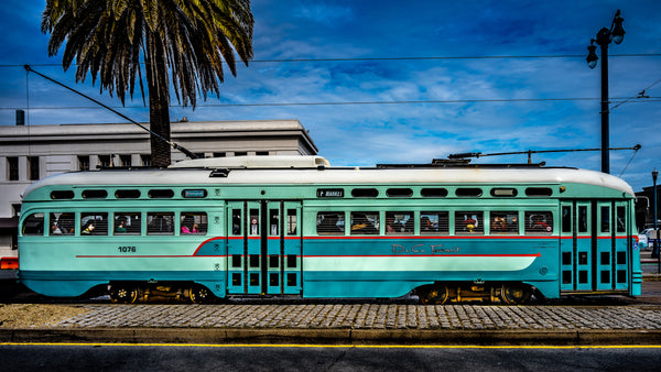 Street Car in San Francisco - Large Print