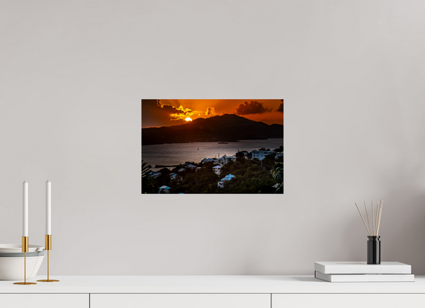 Sunset over St. Thomas, USVI