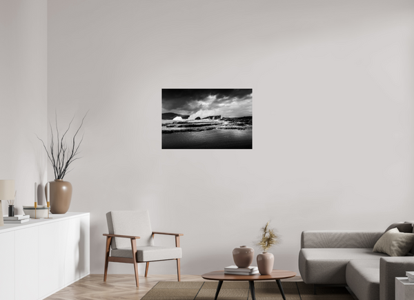 Beach in Black and White