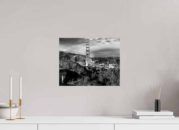 Monochrome Majesty: The Golden Gate Reimagined