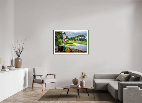 The First Tee at Pebble Beach showcases the iconic clock at this stunning golf course, perfect for art lovers.