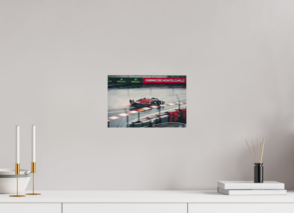 Ferrari in the Rain at Monaco