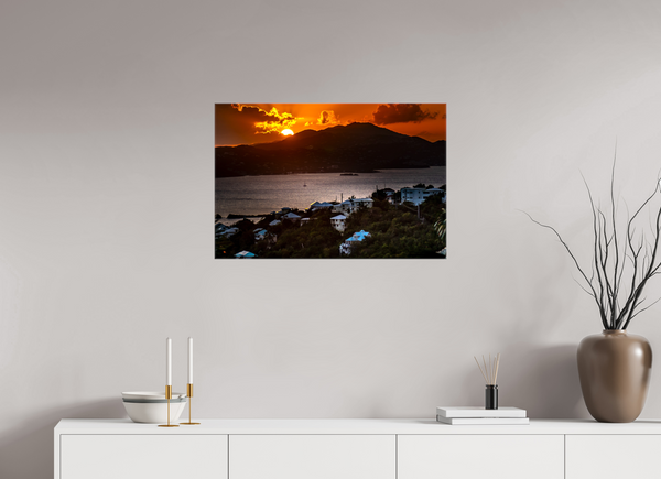 Sunset over St. Thomas, USVI