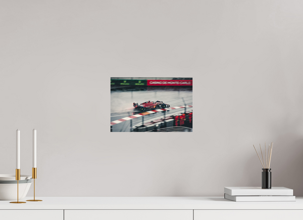 Ferrari in the Rain at Monaco