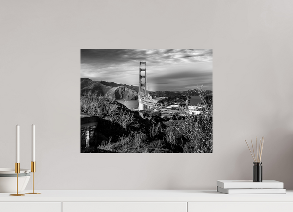 Monochrome Majesty: The Golden Gate Reimagined